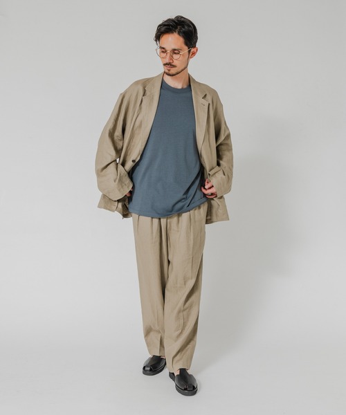 URBAN RESEARCH（アーバンリサーチ）の「LINEN SHIRTS JACKET（その他アウター・メンズ・ブラック/ベージュ/ネイビー・MEDIUM/LARGE）」の15枚目の写真