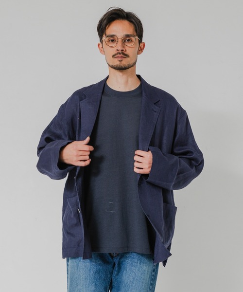 URBAN RESEARCH（アーバンリサーチ）の「LINEN SHIRTS JACKET（その他アウター・メンズ・ブラック/ベージュ/ネイビー・MEDIUM/LARGE）」の19枚目の写真