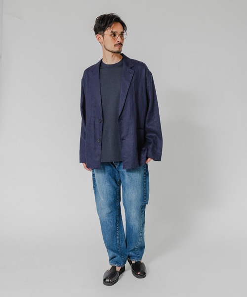 URBAN RESEARCH（アーバンリサーチ）の「LINEN SHIRTS JACKET（その他アウター・メンズ・ブラック/ベージュ/ネイビー・MEDIUM/LARGE）」の21枚目の写真