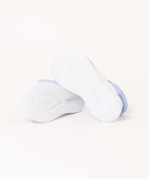 SKECHERS(スケッチャーズ)の「【SKECHERS】スケッチャーズ Slip-ins:Ultra Flex 3.0 - Hermosa Breeze(スリップインズ:ウルトラ フレックス 3.0 - エルモサ ブリーズ)303029L スポーツサンダル(サンダル・キッズ・ブラック×ピンク/ラベンダー・17.0cm/18.0cm/19.0cm/20.0cm/21.0cm/22.0cm/23.0cm)」の3枚目の写真