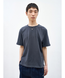 カフドスリーブTシャツチャコール