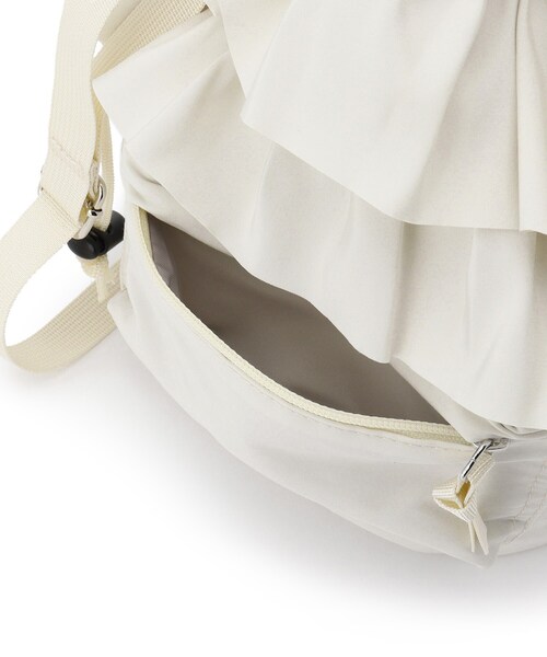 ITS'DEMO(イッツデモ)の「フリルドロストショルダー(ショルダーバッグ・レディース・ブラック/アイボリー・00)」の17枚目の写真