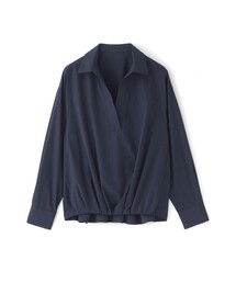 【マルチシーン】ハイカウントブロード スキッパーシャツ