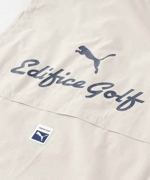 PUMA（プーマ）の「PUMA GOLF x EDIFICE GOLF ウーブンベスト（その他アウター・メンズ・ホワイト/ネイビー・MEDIUM/LARGE/X-LARGE）」の4枚目の写真