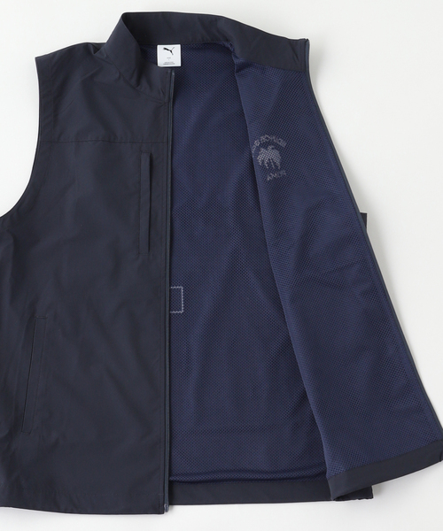 PUMA（プーマ）の「PUMA GOLF x EDIFICE GOLF ウーブンベスト（その他アウター・メンズ・ホワイト/ネイビー・MEDIUM/LARGE/X-LARGE）」の6枚目の写真