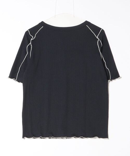ROBES&CONFECTIONS(ローブスコンフェクションズ)の「Robes&Confections/ローブス&コンフェクションズ/4WAYストレッチリブS/S(Tシャツ/カットソー・メンズ・ブラック・1)」の2枚目の写真
