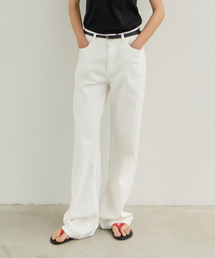 Relaxed Light Cotton Pants - Off White