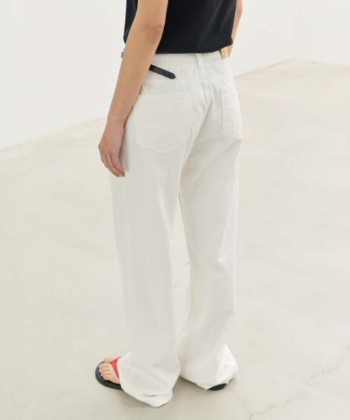 LEVAR(レバー)の「Relaxed Light Cotton Pants - Off White(その他パンツ・レディース・その他・X-SMALL/SMALL/MEDIUM)」の2枚目の写真