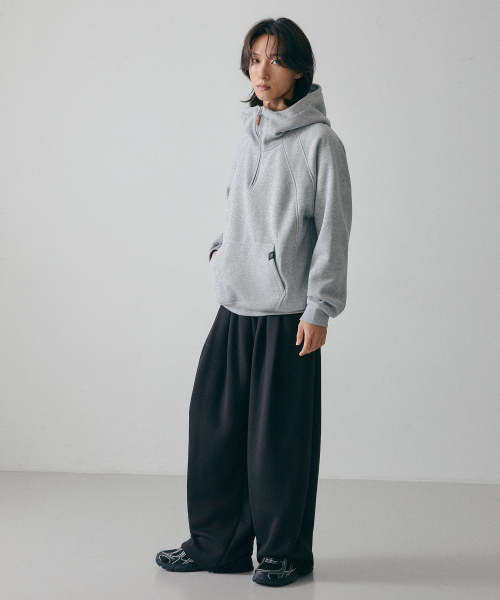 LXT（エルエックスティー）の「ツタックヒドゥンストリングワイドスウェットパンツ[ブラック]（スウェットパンツ・レディース・その他・MEDIUM/LARGE/X-LARGE）」の4枚目の写真