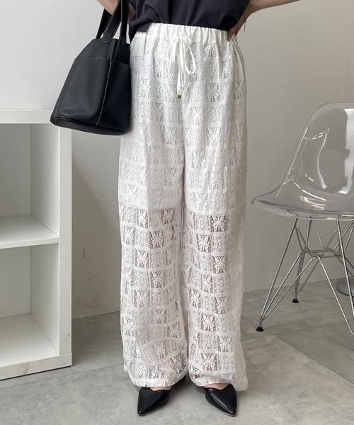 WEGO/【26春夏新作】パッチワークレースパンツ（その他パンツ）｜WEGO