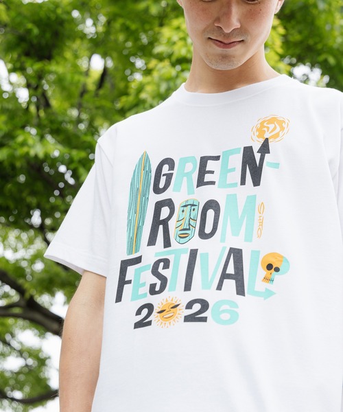 GREENROOM(グリーンルーム)の「【GREENROOM FESTIVAL / グリーンルーム フェスティバル】SHAG × GREENROOM FESTIVAL 26 TEE(Tシャツ/カットソー・メンズ・ブラック/ホワイト・LARGE/X-LARGE/MEDIUM)」の8枚目の写真
