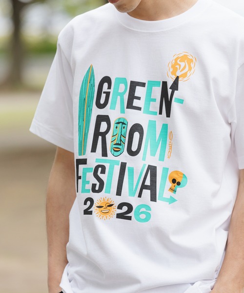 GREENROOM(グリーンルーム)の「【GREENROOM FESTIVAL / グリーンルーム フェスティバル】SHAG × GREENROOM FESTIVAL 26 TEE(Tシャツ/カットソー・メンズ・ブラック/ホワイト・LARGE/X-LARGE/MEDIUM)」の10枚目の写真