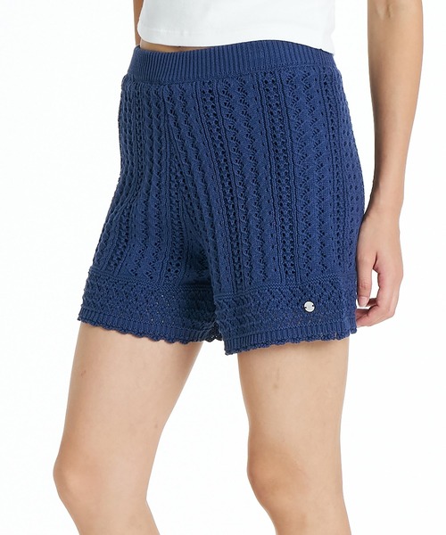 ROXY(ロキシー)の「ROXY TIDE OVER SHORTS ニットショートパンツ 【2026年夏モデル】(その他パンツ・レディース・ナチュラル/ブラック/インディゴブルー・LARGE/MEDIUM/SMALL)」の3枚目の写真