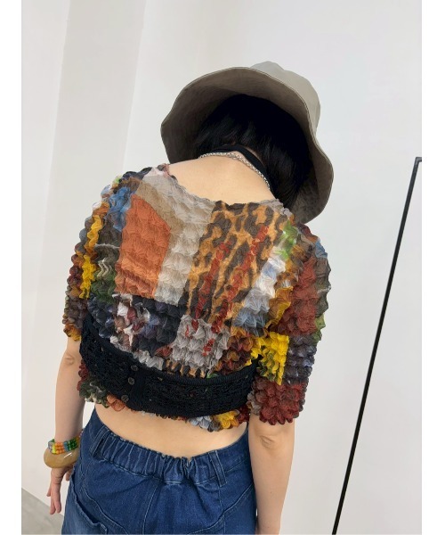 MIDVEIN(ミッドヴェイン)の「poco poco print tops(Tシャツ/カットソー・レディース・カラフル・FREE)」の5枚目の写真