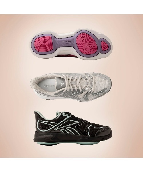 Reebok(リーボック)の「イージートーン / EASYTONE(スニーカー・レディース・ブラック×グリーン/ブラック/シルバー系その他/ブラック×ホワイト/シルバー/ホワイト・22.5cm/26.0cm/25.5cm/24.0cm/24.5cm/23.5cm/23.0cm/25.0cm)」の8枚目の写真