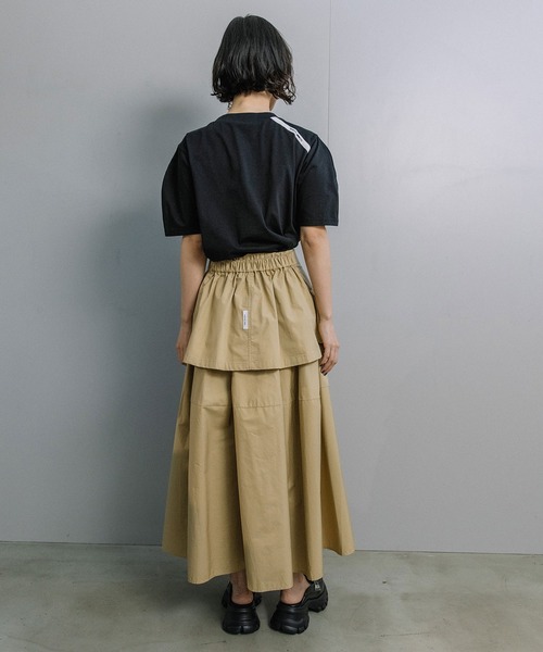 MARECHAL TERRE(マルシャルテル)の「3Way ビスチェ+ コクーンフレアスカート(スカート・レディース・ライトカーキ/ベージュ/チャコールグレー/ブラック・MEDIUM)」の20枚目の写真