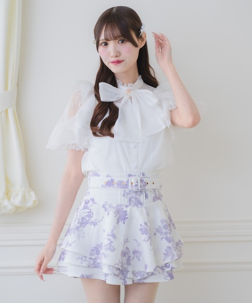 couture BY ROJITA(クチュールバイロジータ)の「ラッフルシアーブラウス(シャツ/ブラウス・レディース・ホワイト/ブラック/ピンクベージュ/その他・FREE)」の14枚目の写真