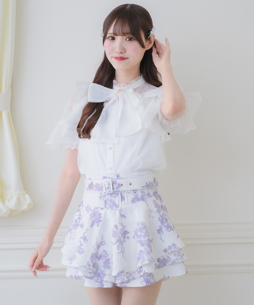 couture BY ROJITA(クチュールバイロジータ)の「ラッフルシアーブラウス(シャツ/ブラウス・レディース・ホワイト/ブラック/ピンクベージュ/その他・FREE)」の15枚目の写真