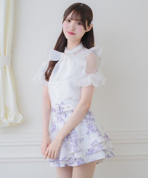 couture BY ROJITA(クチュールバイロジータ)の「ラッフルシアーブラウス(シャツ/ブラウス・レディース・ホワイト/ブラック/ピンクベージュ/その他・FREE)」の16枚目の写真