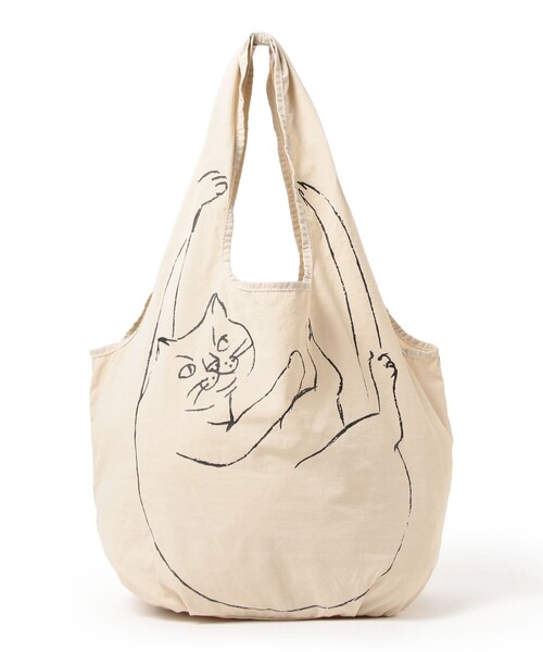 mmts(マミタス)の「ROOTOTE / ぶらさがり ネコ バッグ(エコバッグ/サブバッグ・レディース・パープル系その他4/ホワイト系その他5・ONE SIZE)」の3枚目の写真