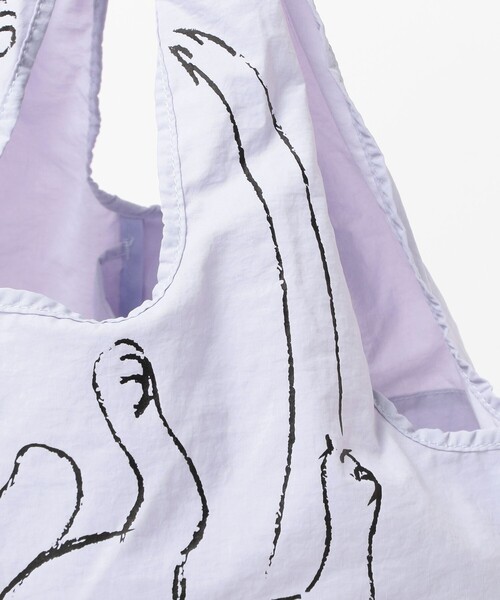 mmts(マミタス)の「ROOTOTE / ぶらさがり ネコ バッグ(エコバッグ/サブバッグ・レディース・パープル系その他4/ホワイト系その他5・ONE SIZE)」の11枚目の写真