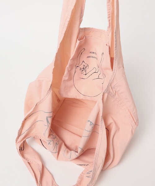 mmts(マミタス)の「ROOTOTE / ぶらさがり ネコ バッグ(エコバッグ/サブバッグ・レディース・パープル系その他4/ホワイト系その他5・ONE SIZE)」の16枚目の写真