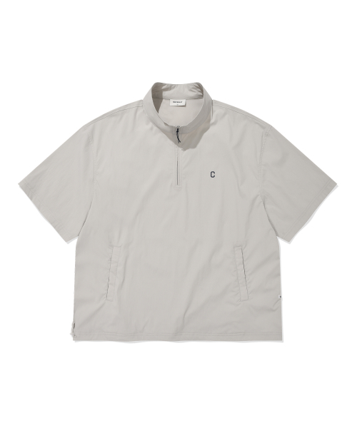 COVERNAT(カバーナット)の「ナイロンハーフジップTシャツライトグレー(Tシャツ/カットソー・メンズ・その他・SMALL/MEDIUM/LARGE/X-LARGE/XX-LARGE)」の2枚目の写真