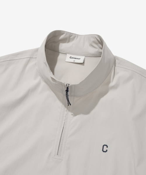 COVERNAT(カバーナット)の「ナイロンハーフジップTシャツライトグレー(Tシャツ/カットソー・メンズ・その他・SMALL/MEDIUM/LARGE/X-LARGE/XX-LARGE)」の7枚目の写真