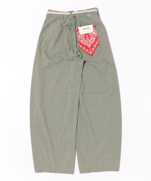 SOMETHING(サムシング)の「【SOMETHING】サマーベイカーカーブパンツ(その他パンツ・レディース・グリーン・XS/S/M/L)」の2枚目の写真