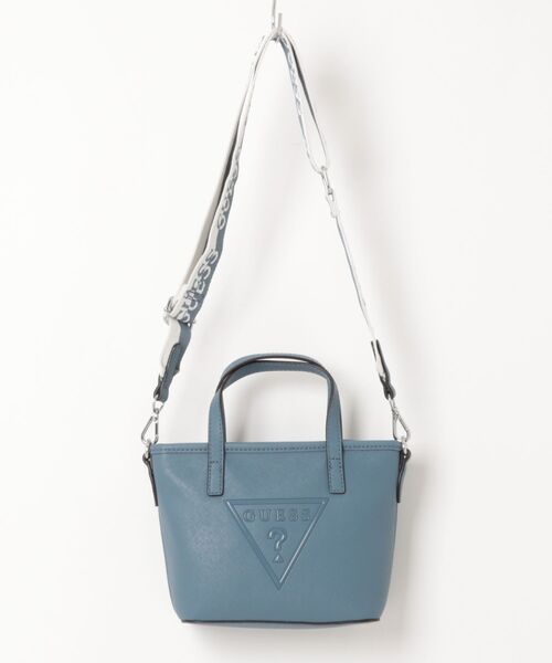 Guess(ゲス)の「【GUESS】ゲス KEIRA MINI TOTE トートバッグ(トートバッグ・レディース・ブルー/ホワイト/ブラック/ベージュ・FREE)」の9枚目の写真