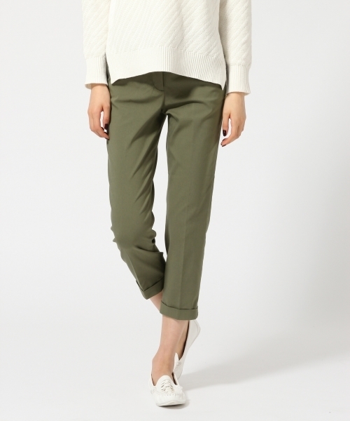 GLOBAL WORK（グローバルワーク）の「ナイロンレーヨンストレッチトラウザー/707482（その他パンツ・レディース・ブラック/ネイビー/グリーン/ピンク/ライトグレー/ブラウン・SMALL/MEDIUM/LARGE）」の4枚目の写真