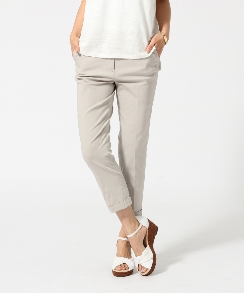 GLOBAL WORK（グローバルワーク）の「ナイロンレーヨンストレッチトラウザー/707482（その他パンツ・レディース・ブラック/ネイビー/グリーン/ピンク/ライトグレー/ブラウン・SMALL/MEDIUM/LARGE）」の10枚目の写真