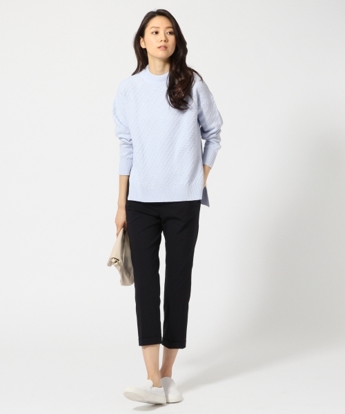 GLOBAL WORK（グローバルワーク）の「ナイロンレーヨンストレッチトラウザー/707482（その他パンツ・レディース・ブラック/ネイビー/グリーン/ピンク/ライトグレー/ブラウン・SMALL/MEDIUM/LARGE）」の19枚目の写真