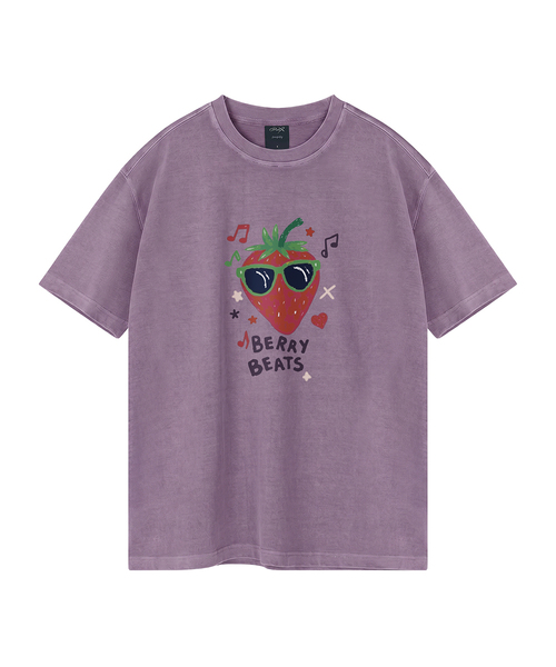 WILDROCK(ワイルドロック)の「ベリービーツ ピグメントオーバーサイズ半袖Tシャツ(クロップ付き)(Tシャツ/カットソー・レディース・ブラック/ホワイト/チャコール/ライトグレー/カーキ/ブルー/ライトパープル/ベビーピンク・MEDIUM/SMALL/LARGE/X-SMALL/FREE)」の7枚目の写真