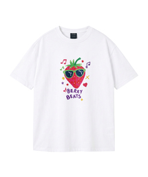 ベリービーツ ピグメントオーバーサイズ半袖Tシャツ(クロップ付き)
