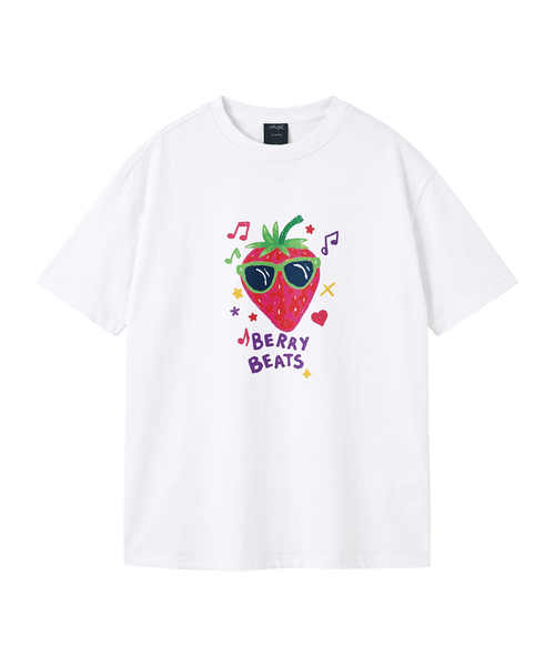 WILDROCK(ワイルドロック)の「ベリービーツ ピグメントオーバーサイズ半袖Tシャツ(クロップ付き)(Tシャツ/カットソー・レディース・ブラック/ホワイト/チャコール/ライトグレー/カーキ/ブルー/ライトパープル/ベビーピンク・MEDIUM/SMALL/LARGE/X-SMALL/FREE)」の2枚目の写真