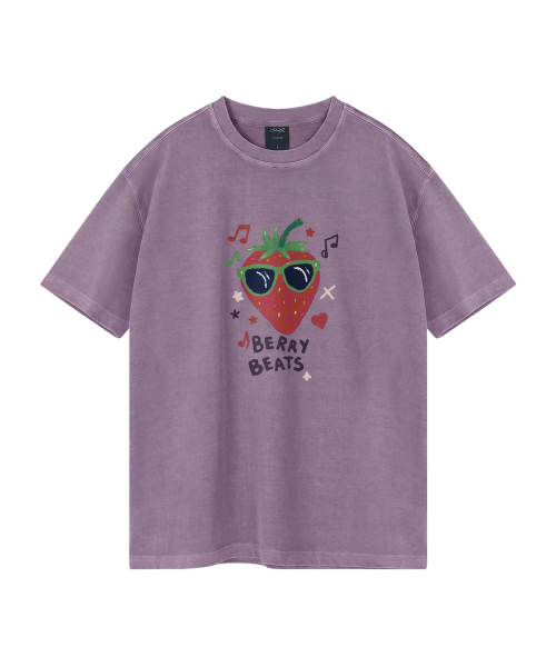WILDROCK(ワイルドロック)の「ベリービーツ ピグメントオーバーサイズ半袖Tシャツ(クロップ付き)(Tシャツ/カットソー・レディース・ブラック/ホワイト/チャコール/ライトグレー/カーキ/ブルー/ライトパープル/ベビーピンク・MEDIUM/SMALL/LARGE/X-SMALL/FREE)」の12枚目の写真