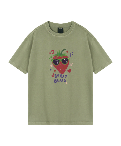 WILDROCK(ワイルドロック)の「ベリービーツ ピグメントオーバーサイズ半袖Tシャツ(クロップ付き)(Tシャツ/カットソー・レディース・ブラック/ホワイト/チャコール/ライトグレー/カーキ/ブルー/ライトパープル/ベビーピンク・MEDIUM/SMALL/LARGE/X-SMALL/FREE)」の13枚目の写真