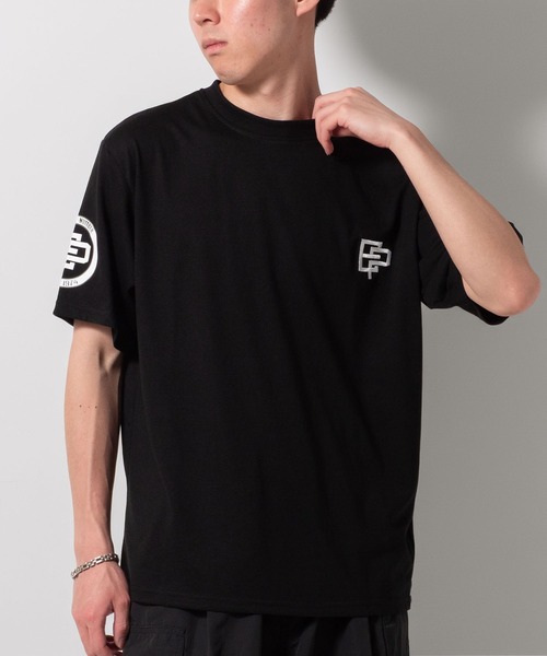 BAYBLO(ベイブロ)の「(SA) ユニセックス 刺繍 プリント ルーズ 半袖 Tシャツ(Tシャツ/カットソー・メンズ・ブラック系1/ブラック系2/グレー系1/グレー系2/ブラウン系1/ブラウン系2/ネイビー系1/ネイビー系2・LL/M/L)」の1枚目の写真