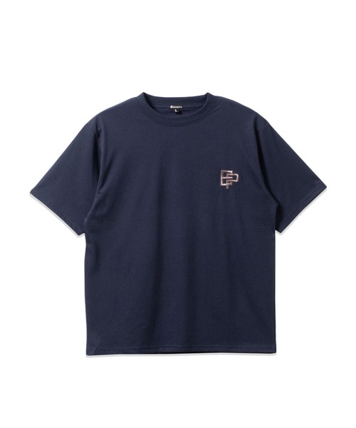 BAYBLO(ベイブロ)の「(SA) ユニセックス 刺繍 プリント ルーズ 半袖 Tシャツ(Tシャツ/カットソー・メンズ・ブラック系1/ブラック系2/グレー系1/グレー系2/ブラウン系1/ブラウン系2/ネイビー系1/ネイビー系2・LL/M/L)」の12枚目の写真