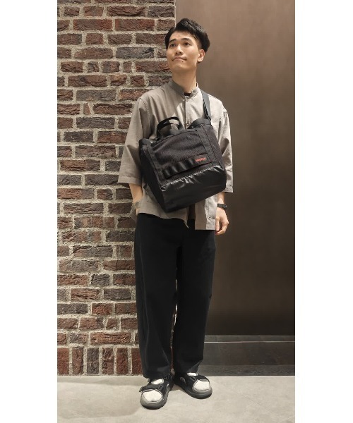 BRIEFING（ブリーフィング）の「【BRIEFING／ブリーフィング】CM UTILITY 2WAY SHOULDER（ショルダーバッグ・レディース・ライトグレー/ネイビー/ブラック・FREE）」の6枚目の写真