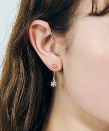ハング プチ フラワー ピアス