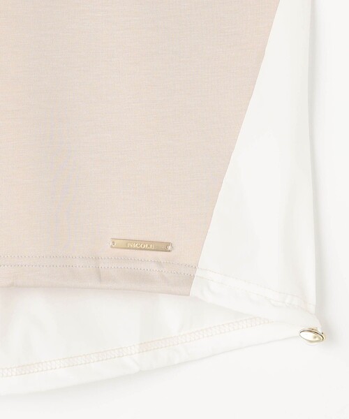 NICOLE white(ニコルホワイト)の「異素材使いプルオーバー(その他トップス・レディース・オフホワイト/ネイビー/チャコールグレー/ライトグレー・FREE)」の14枚目の写真