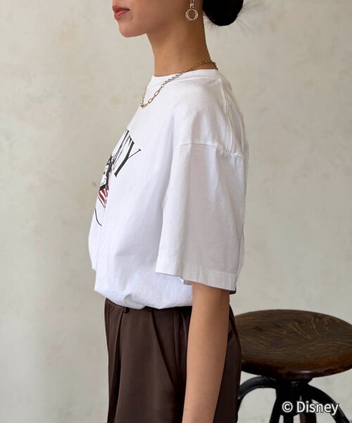 Chez toi（シェトワ）の「【GOOD ROCK SPEED】ミッキー/TEE（Tシャツ/カットソー・レディース・ホワイト系その他/チャコールグレー/ネイビー/ホワイト系その他2・FREE）」の21枚目の写真