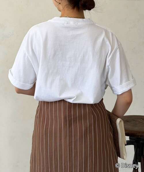 Chez toi（シェトワ）の「【GOOD ROCK SPEED】ミッキー/TEE（Tシャツ/カットソー・レディース・ホワイト系その他/チャコールグレー/ネイビー/ホワイト系その他2・FREE）」の12枚目の写真