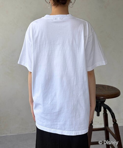 Chez toi（シェトワ）の「【GOOD ROCK SPEED】ミッキー/TEE（Tシャツ/カットソー・レディース・ホワイト系その他/チャコールグレー/ネイビー/ホワイト系その他2・FREE）」の7枚目の写真