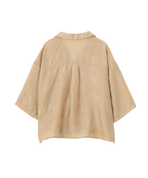 GARAGE OF GOOD CLOTHING(ガレージオブグッドクロージング)の「シアージャガード開襟ハーフスリーブシャツ(シャツ/ブラウス・レディース・ベージュ・FREE)」の21枚目の写真