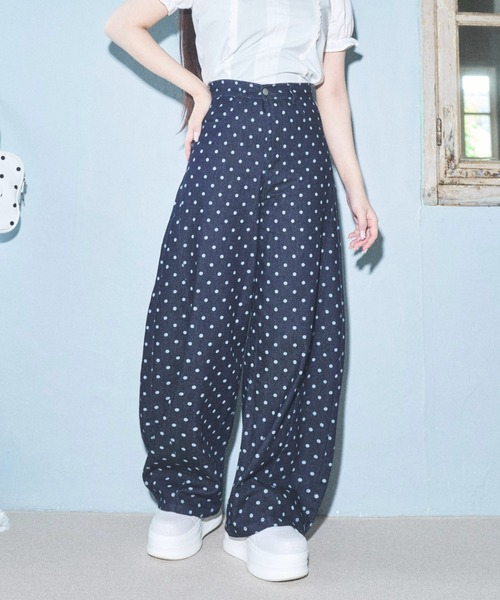 Lovilyn(ラヴィリン)の「バッグリボンバレルデニム(デニムパンツ・レディース・インディゴブルー/ブラック・SMALL/MEDIUM)」の8枚目の写真