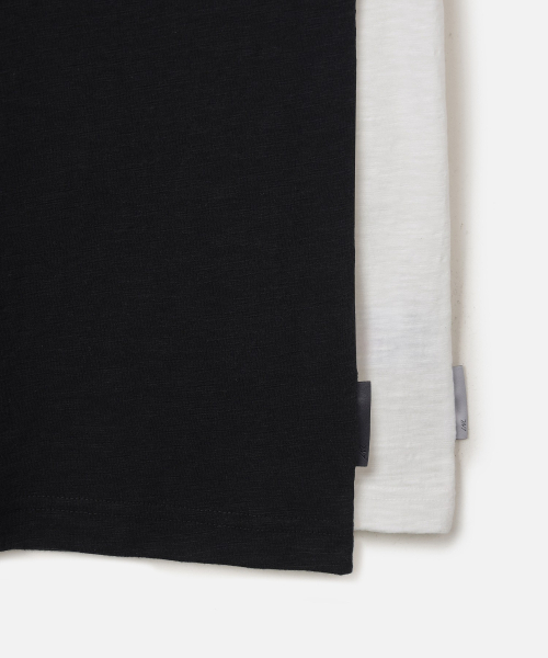 247SERIES（247シリーズ）の「20番手スラブTシャツMULTI（Tシャツ/カットソー・メンズ・ブラック×ホワイト・X-SMALL/SMALL/MEDIUM/LARGE/X-LARGE）」の5枚目の写真