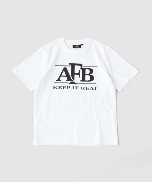 AFB(エーエフビー)の「AFB / エーエフビー CLASSIC LOGO TEE(Tシャツ/カットソー・メンズ・ホワイト/ブラック/イエロー・MEDIUM/LARGE)」の1枚目の写真